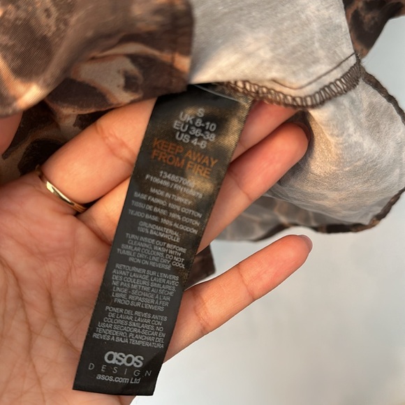 Leopard tie-front blouse - Picture 4 of 4